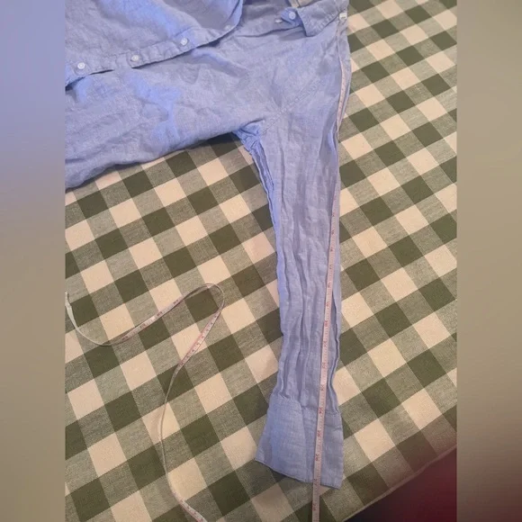 J. Crew Sky Blue Linen Shirt - Picture 11 of 13